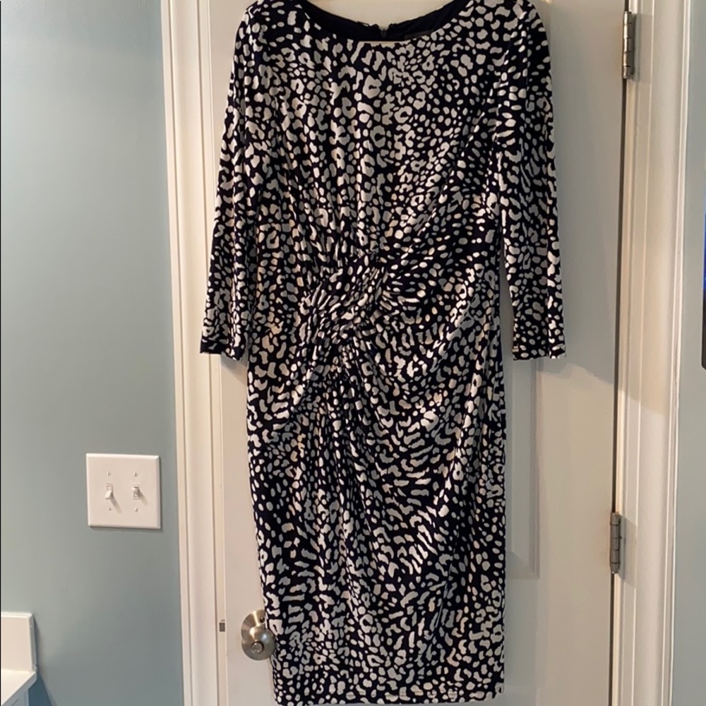 Adrianna papell leopard dress 12